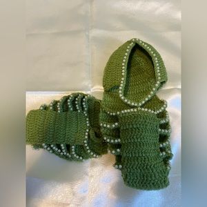 handmade, completely handmade, never used, immaculate socks